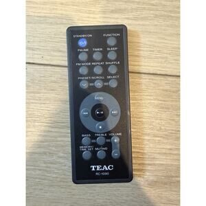 Teac RC-1090 Wireless Remote Control To Teac MC-DX32i CD System - Tested OEM